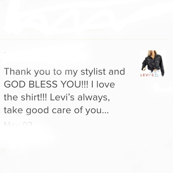 Western/MOTO Shirt Jacket LEVI'S Raw Distressed - Picture 9 of 9